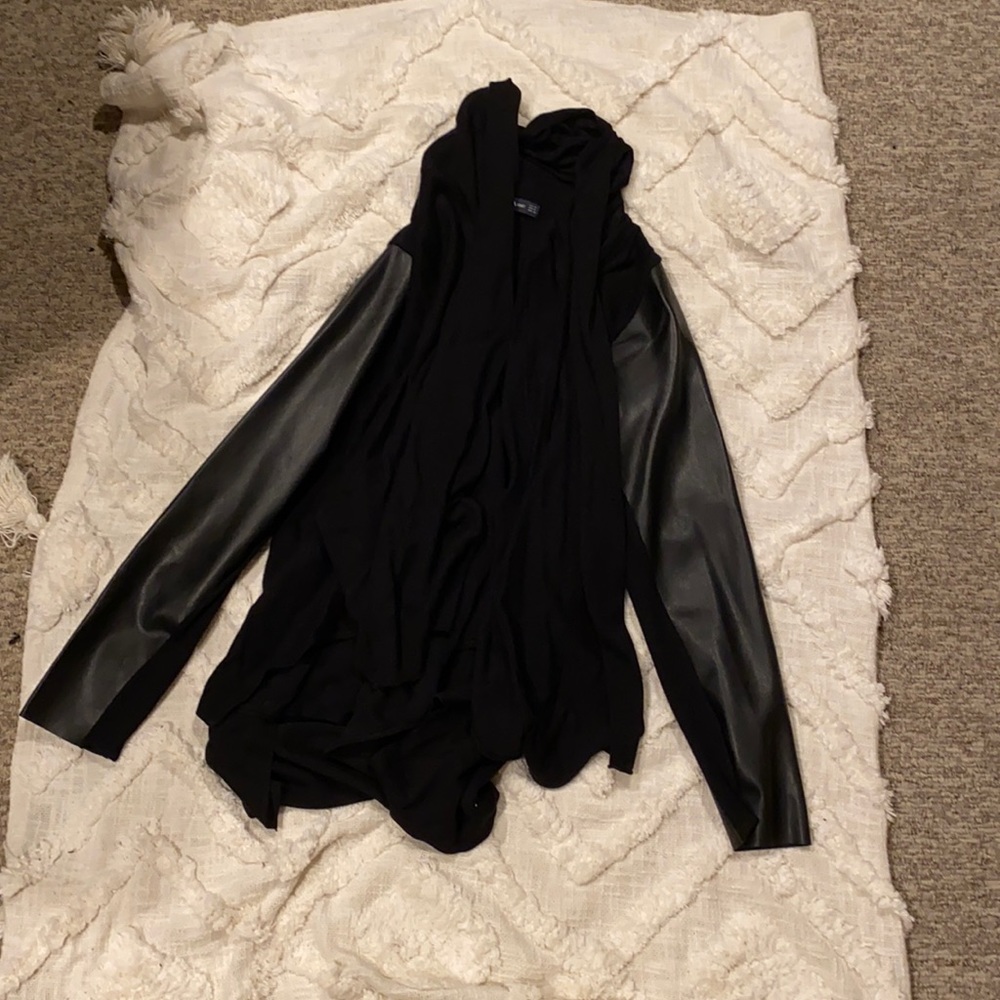 Black cardigan